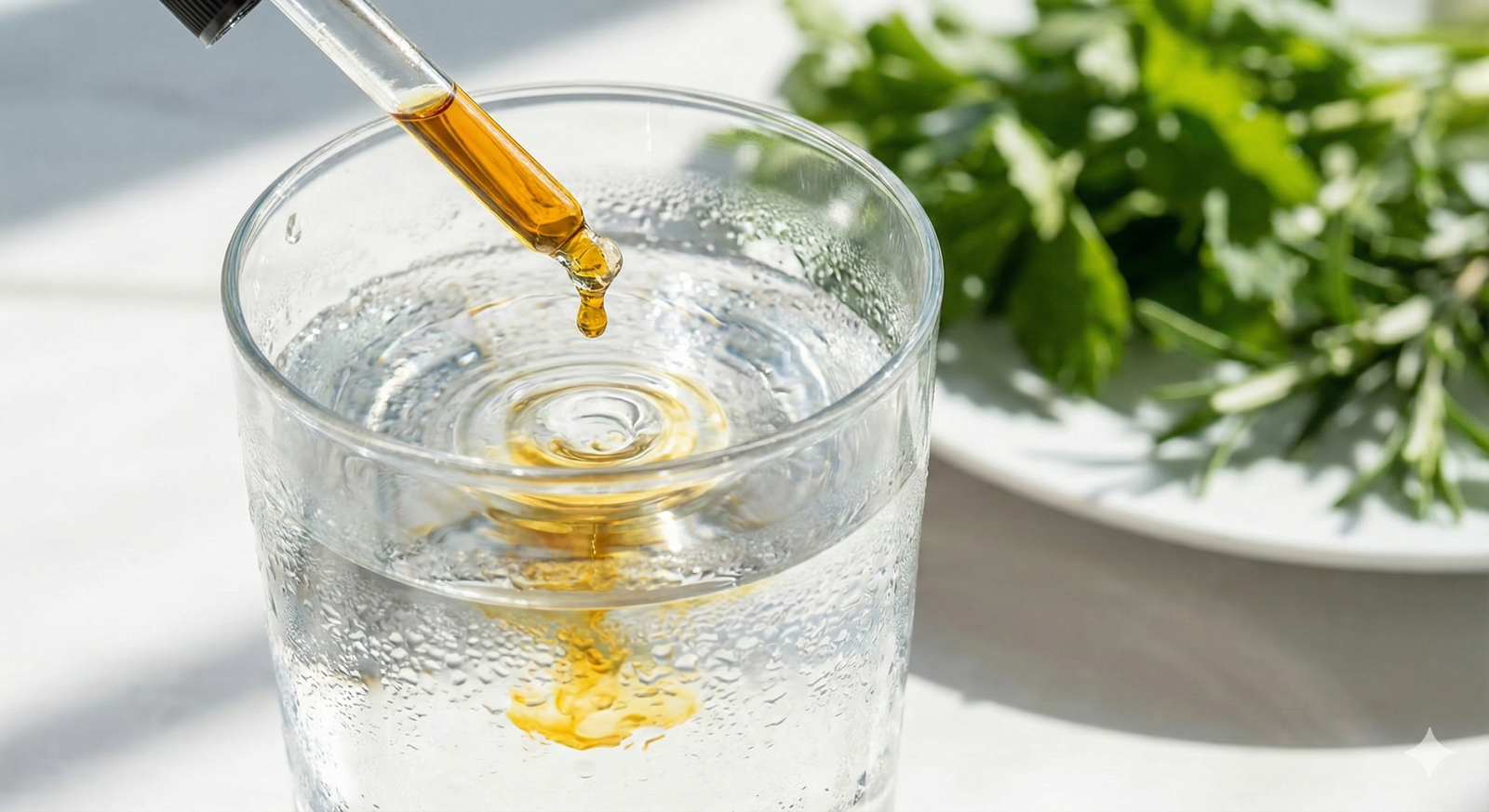 Szklanka zdrowej wody detox